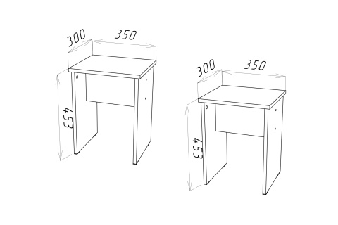 Комплект табуретов STERN белый