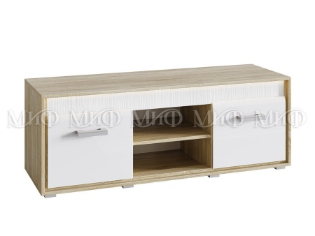 Гостиная Формула МДФ Сонома/Белый Глянец (Ш-2020 мм x Г-570 мм х В-2150 мм)