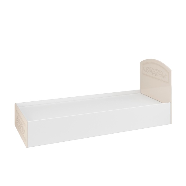 Кровать Венесуэла МДФ/Жемчуг Глянец (800 х 2000 мм)