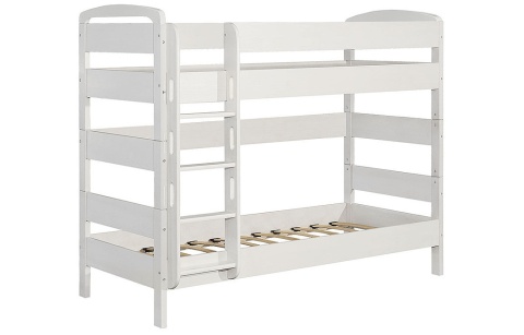 Детская Кровать Массив-Эко Школьник Двухъярусная/Разные Цвета Ш-860 х Г-2060 х В-1640 мм